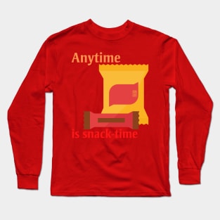 Anytime is snack-time Long Sleeve T-Shirt